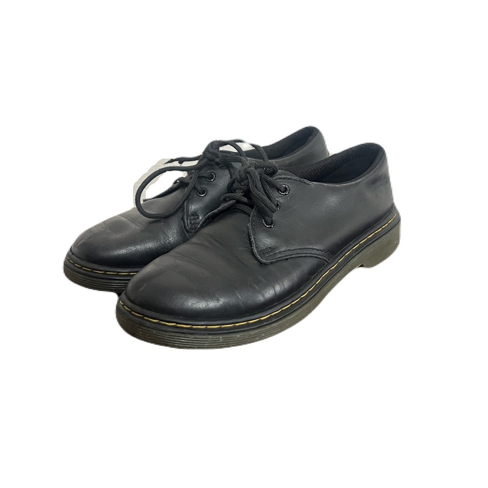 Dr Martens 1461 The Junior Softy T Leather Shoes in Black, size 2